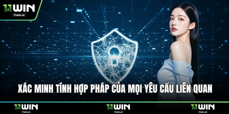 Xác minh tính hợp pháp của mọi yêu cầu liên quan
